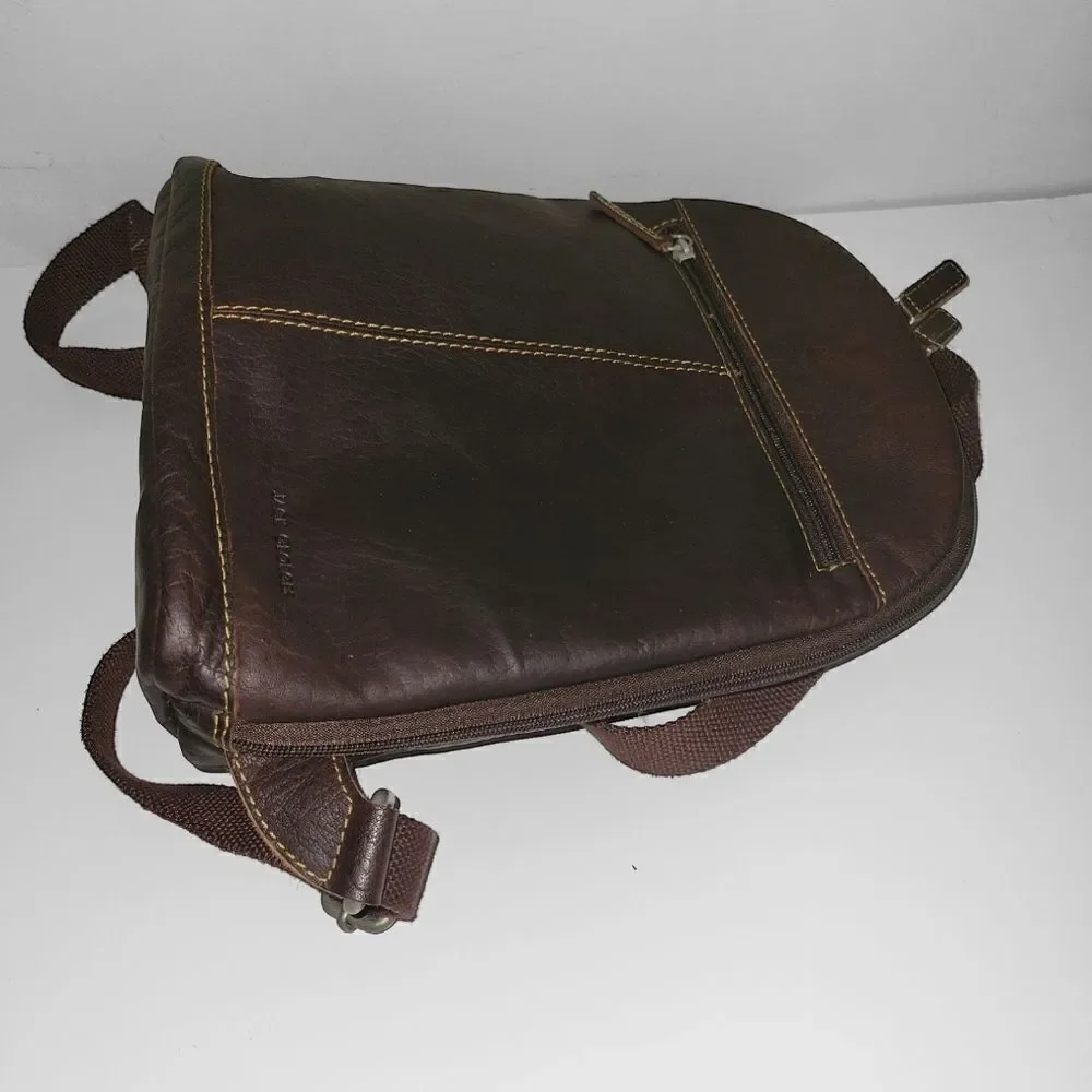 Jack Georges VOYAGER SMALL CONVERTIBLE BACKPACK/CROSSBODY Brown